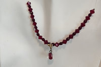 Scarlet Swarovski Elegance Necklace