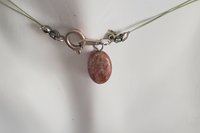 Egyptian Sands Leopard Jasper Necklace"
