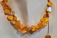 Sunrise Glow Mother of Pearl Necklace
