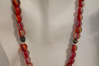 Patriotic Elegance Glass Necklace