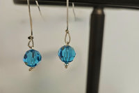 Sparkling Aqua Swarovski Earrings