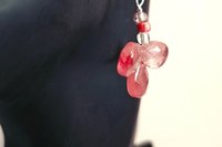 Blushing Petals Rose Quartz Earrings