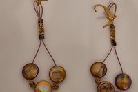 Celestial Opulence Mother of Pearl Coins Earrings
