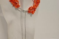 Ember Glow Cupolini Coral Necklace