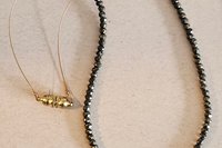 Magnetic Golden Pyrite Necklace