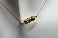 Magnetic Golden Pyrite Necklace