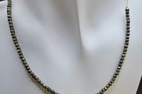 Magnetic Golden Pyrite Necklace