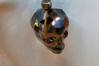 Halloween Crystal Skull Earrings