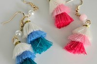 Boho Tassel Treasure Earring Set