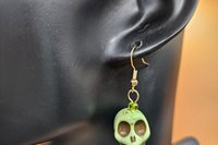 Ghostly Skull Earrings in five colors