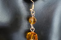 Austrian Bronze Glow Earrings