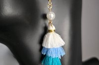 Boho Tassel Treasure Earring Set