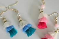 Boho Tassel Treasure Earring Set
