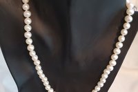 Timeless Elegance White Cultured Freshwater Pearl Necklace
