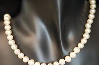 Timeless Elegance White Cultured Freshwater Pearl Necklace