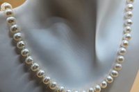 Timeless Elegance White Cultured Freshwater Pearl Necklace