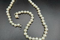 Timeless Elegance White Cultured Freshwater Pearl Necklace