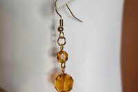 Austrian Bronze Glow Earrings