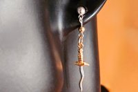 Sterling Dagger Earrings for Men or Women
