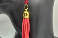 Leather Tassel Earrings
