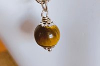 Golden Tigers Eye Earrings