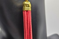 Leather Tassel Earrings