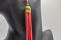 Leather Tassel Earrings