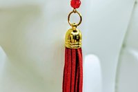 Leather Tassel Earrings