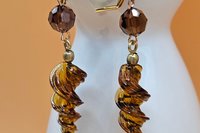 Tortoise Swirl Earrings