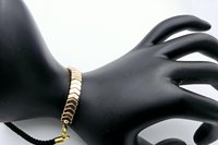 Golden Chevron Bolo Bracelet