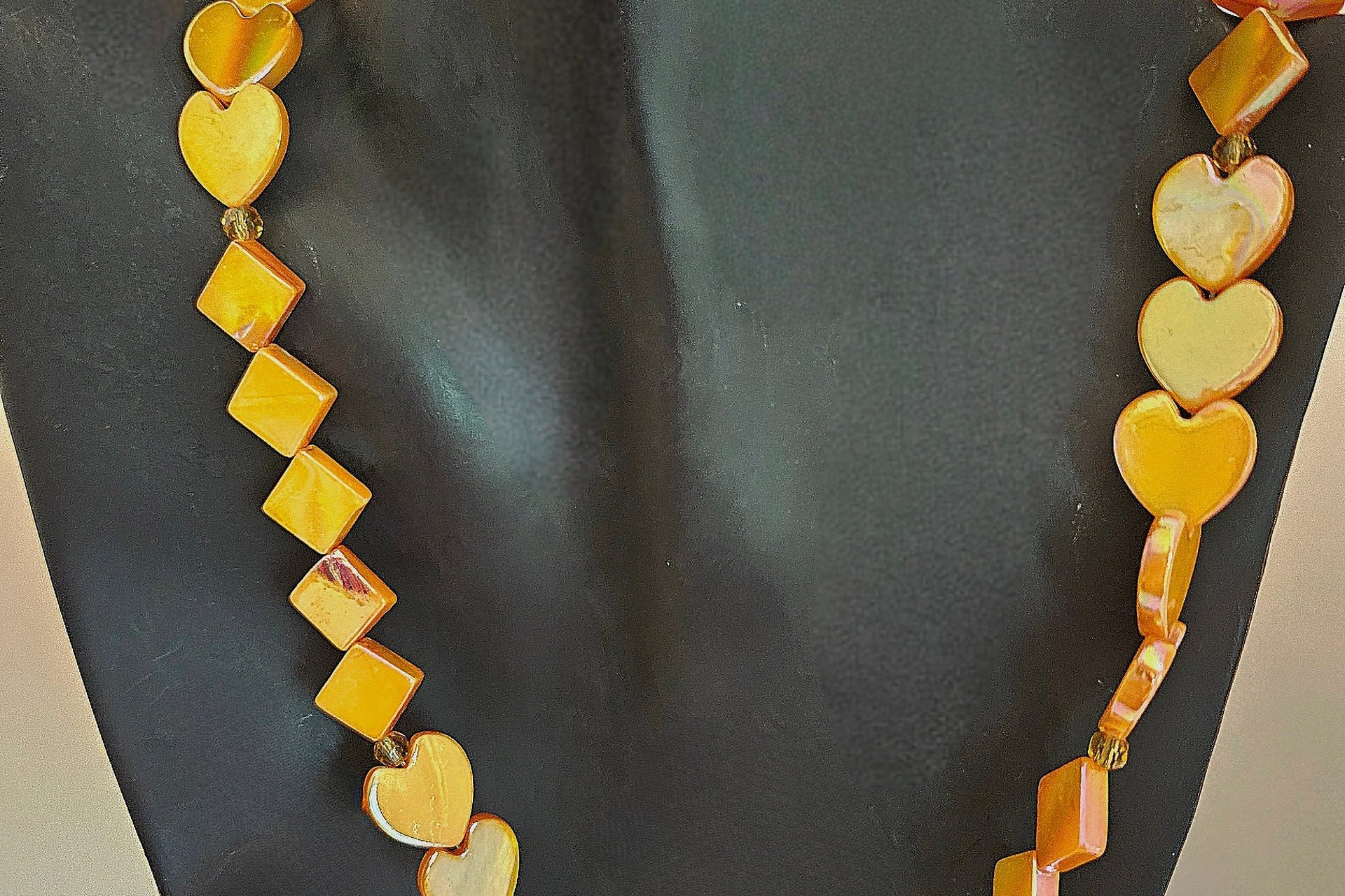 Sunrise Glow Mother of Pearl Necklace