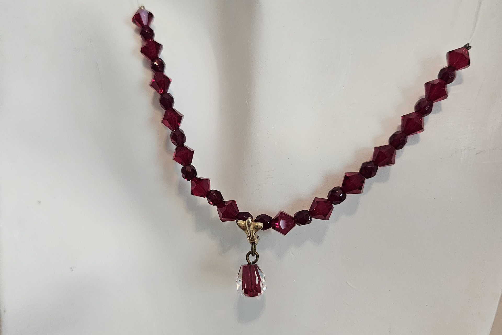 Scarlet Swarovski Elegance Necklace