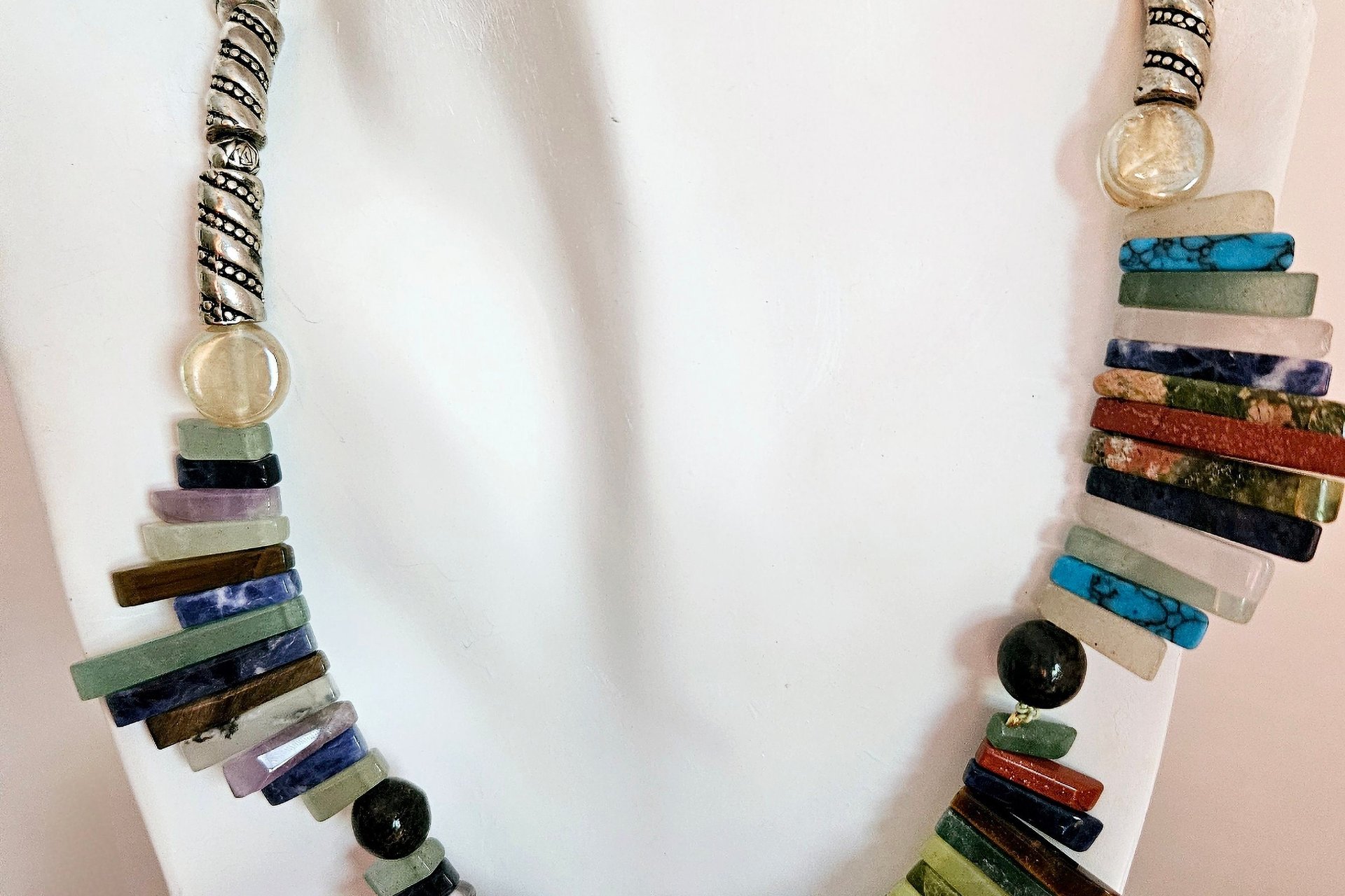 Enchantment of the Nile Multi-Gemstone Necklace