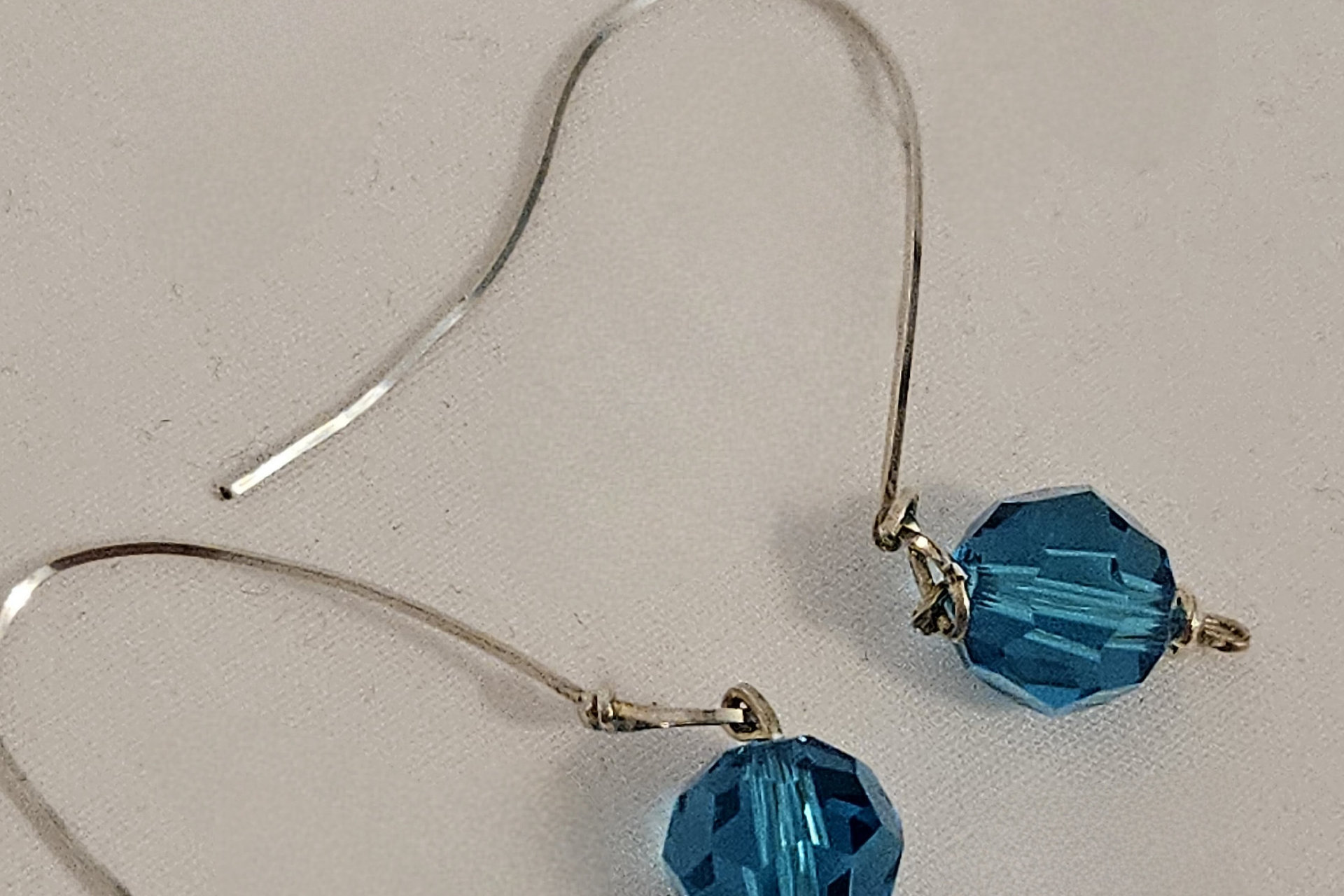 Sparkling Aqua Swarovski Earrings