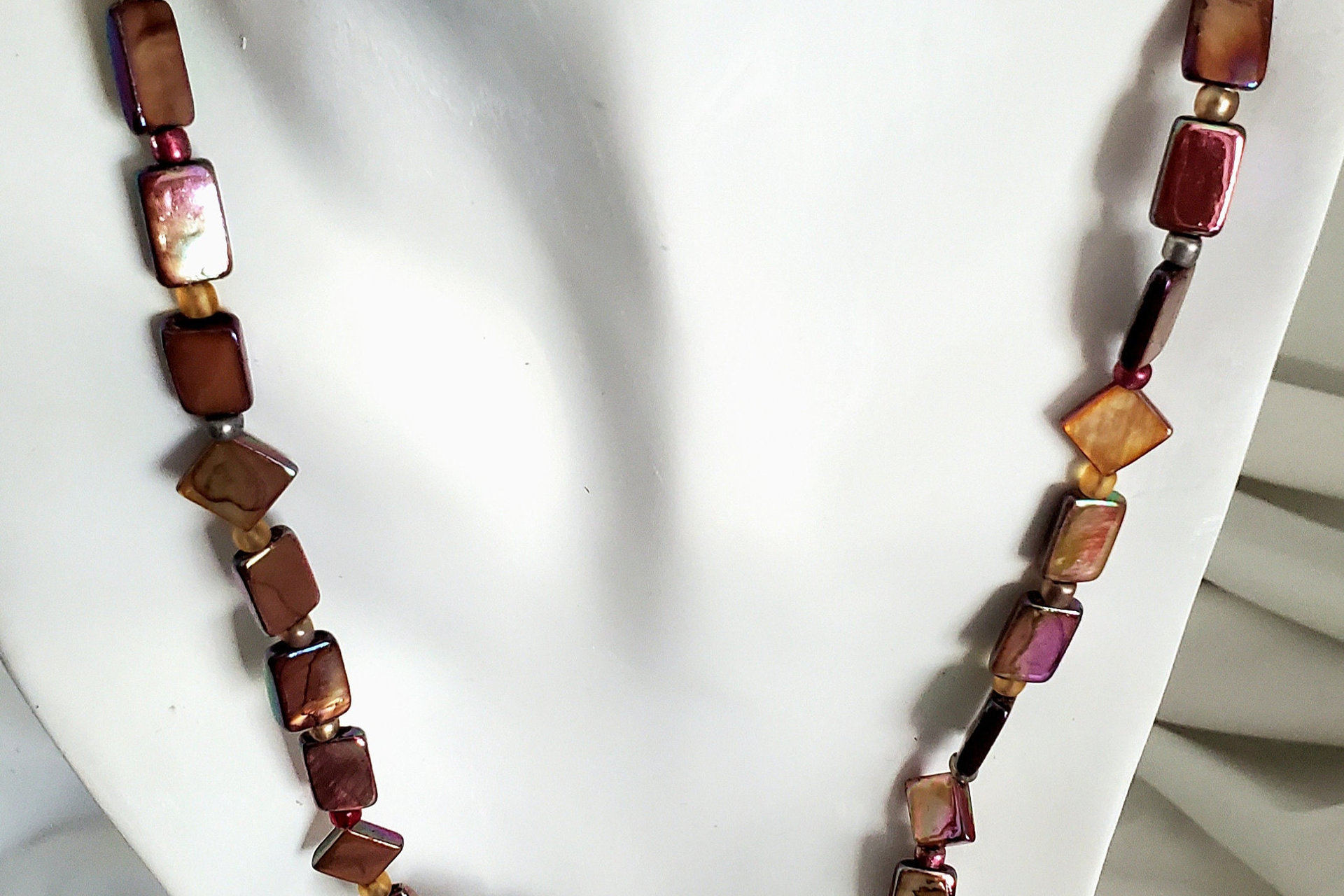 Enchanting Shimmer Mother of Pearl Necklace