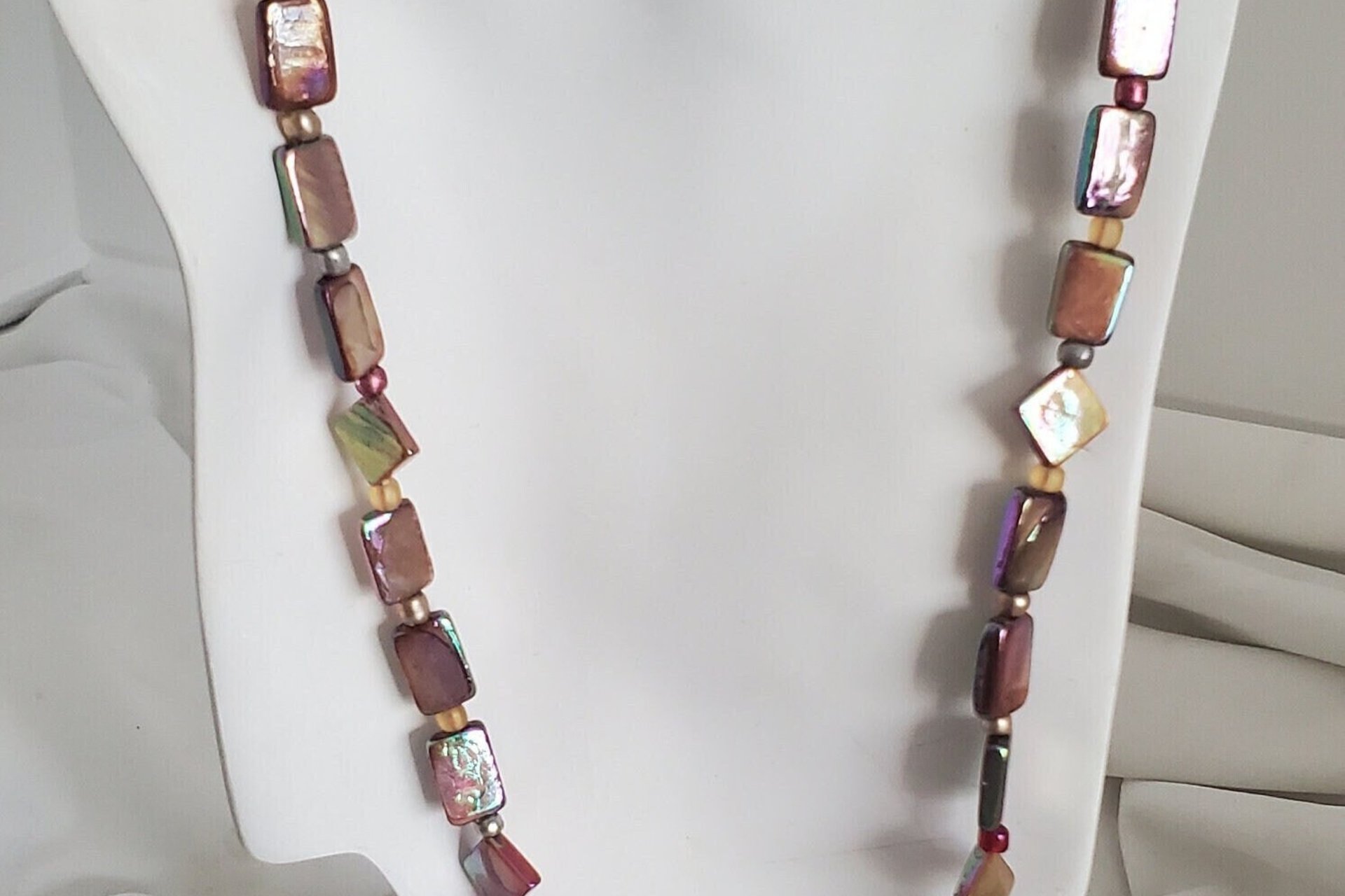 Enchanting Shimmer Mother of Pearl Necklace