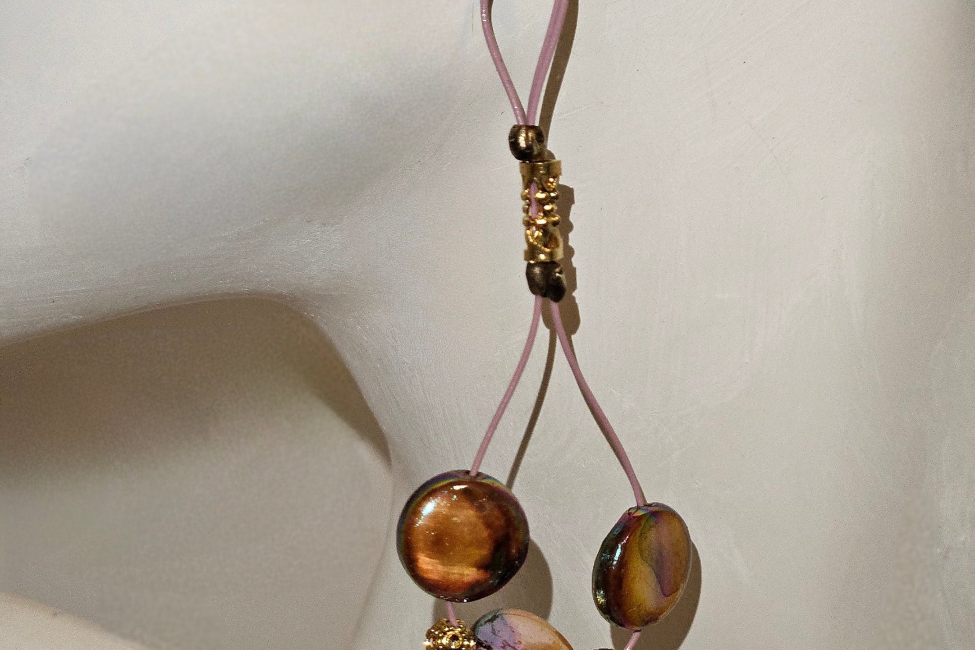 Celestial Opulence Mother of Pearl Coins Earrings