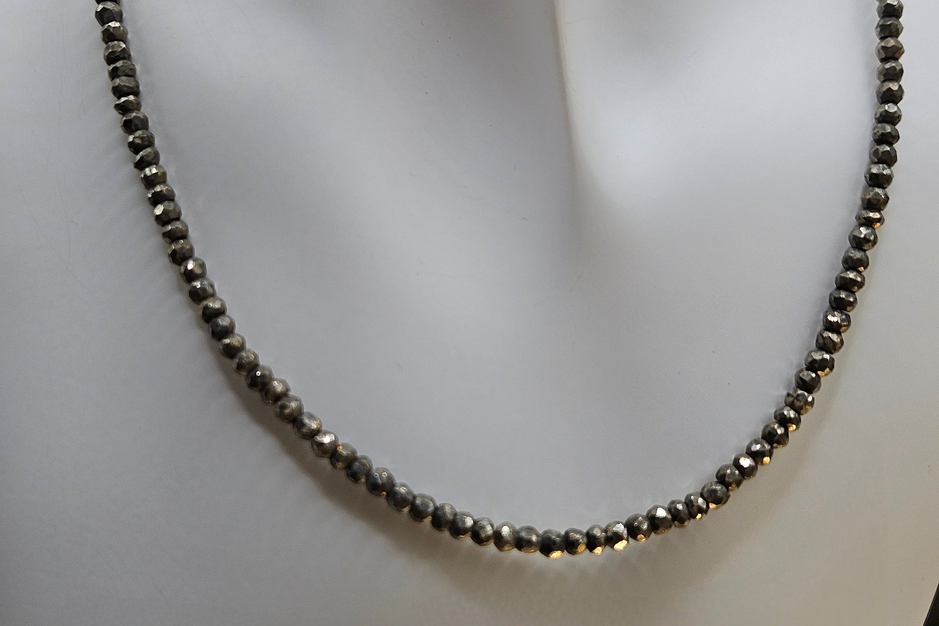 Magnetic Golden Pyrite Necklace