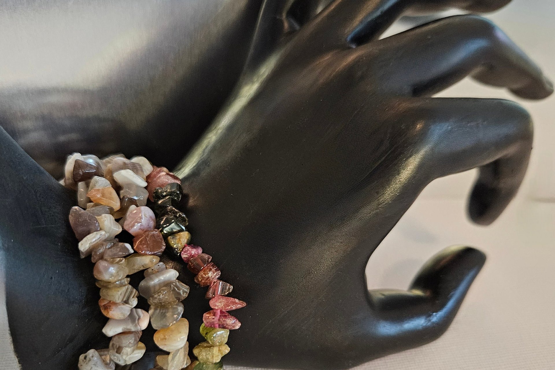 Botswanna Agate Chips Bracelets
