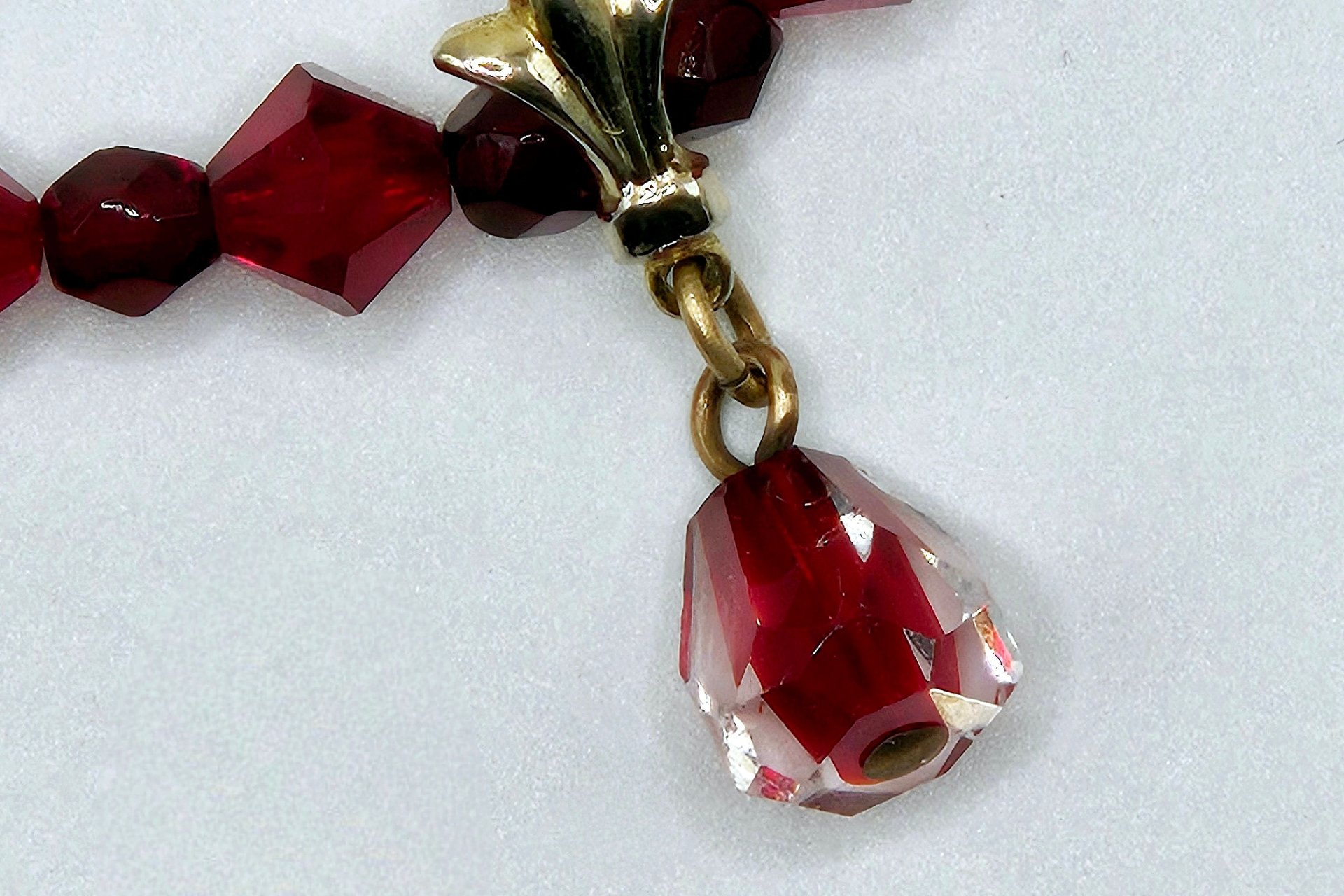 Scarlet Swarovski Elegance Necklace