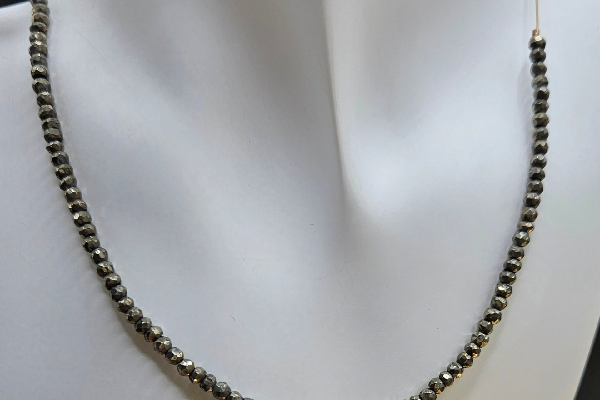 Magnetic Golden Pyrite Necklace