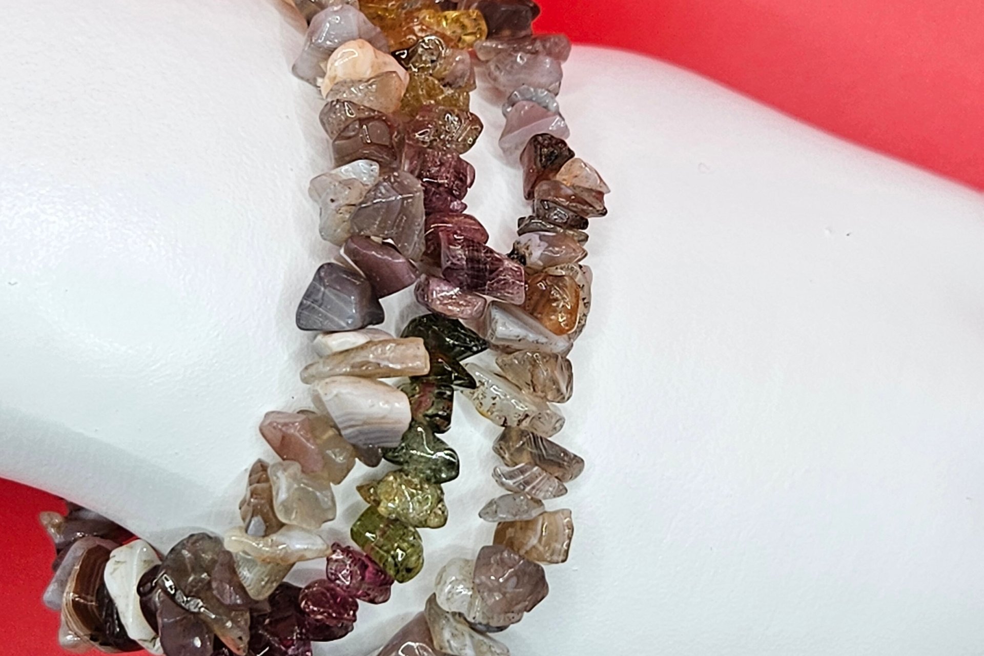 Botswanna Agate Chips Bracelets