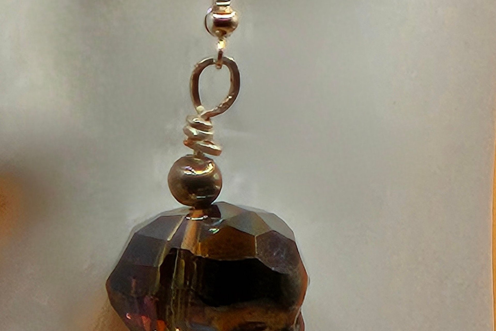 Halloween Crystal Skull Earrings
