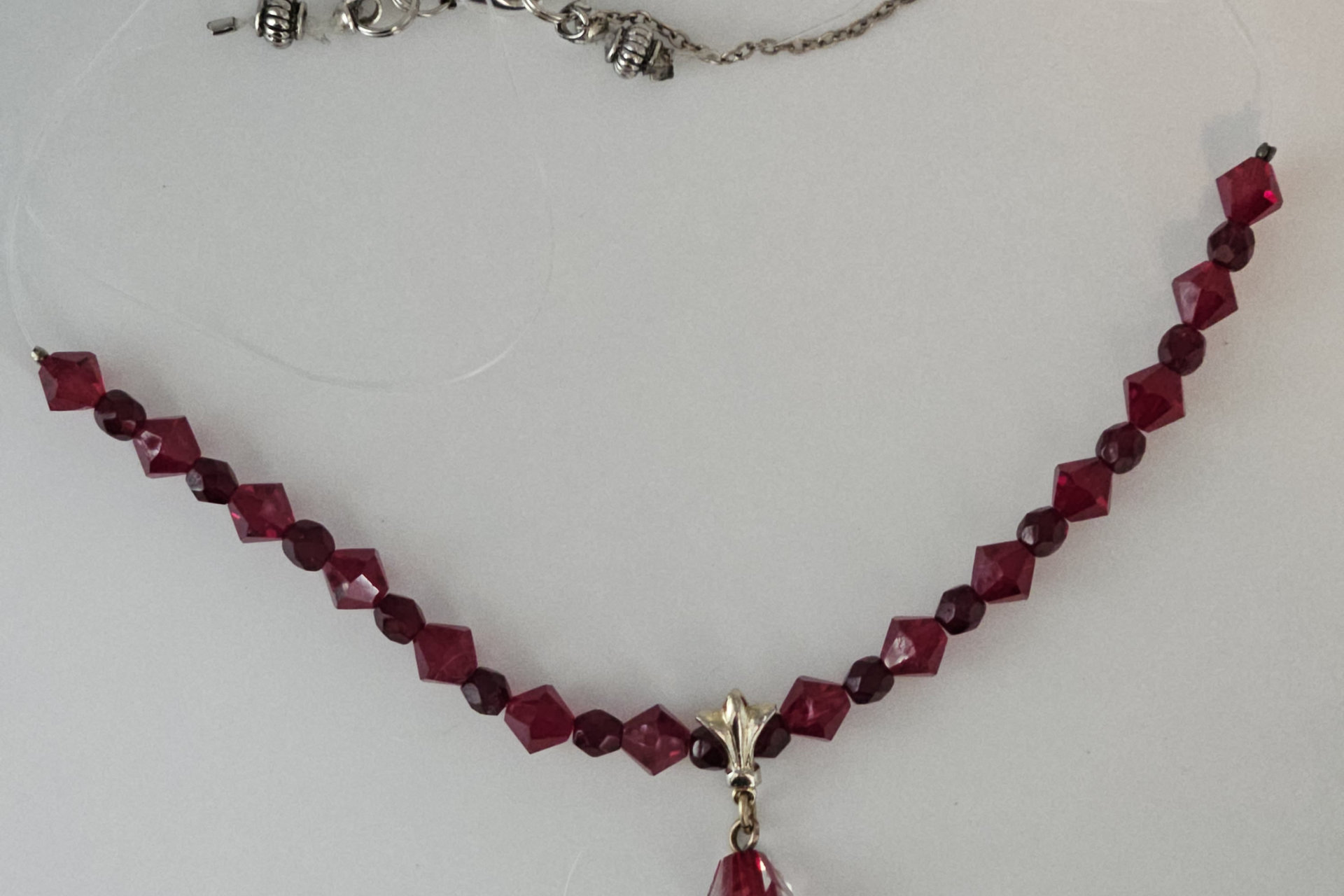Scarlet Swarovski Elegance Necklace