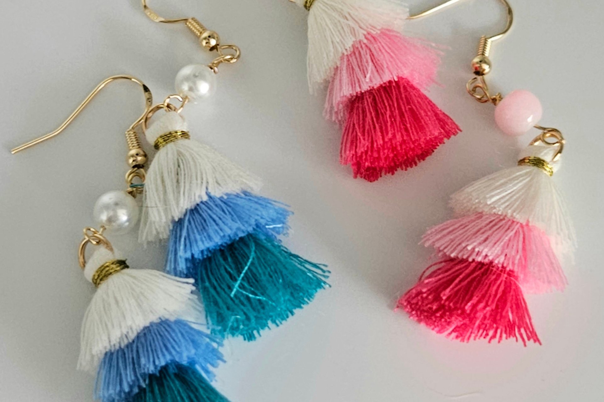Boho Tassel Treasure Earring Set