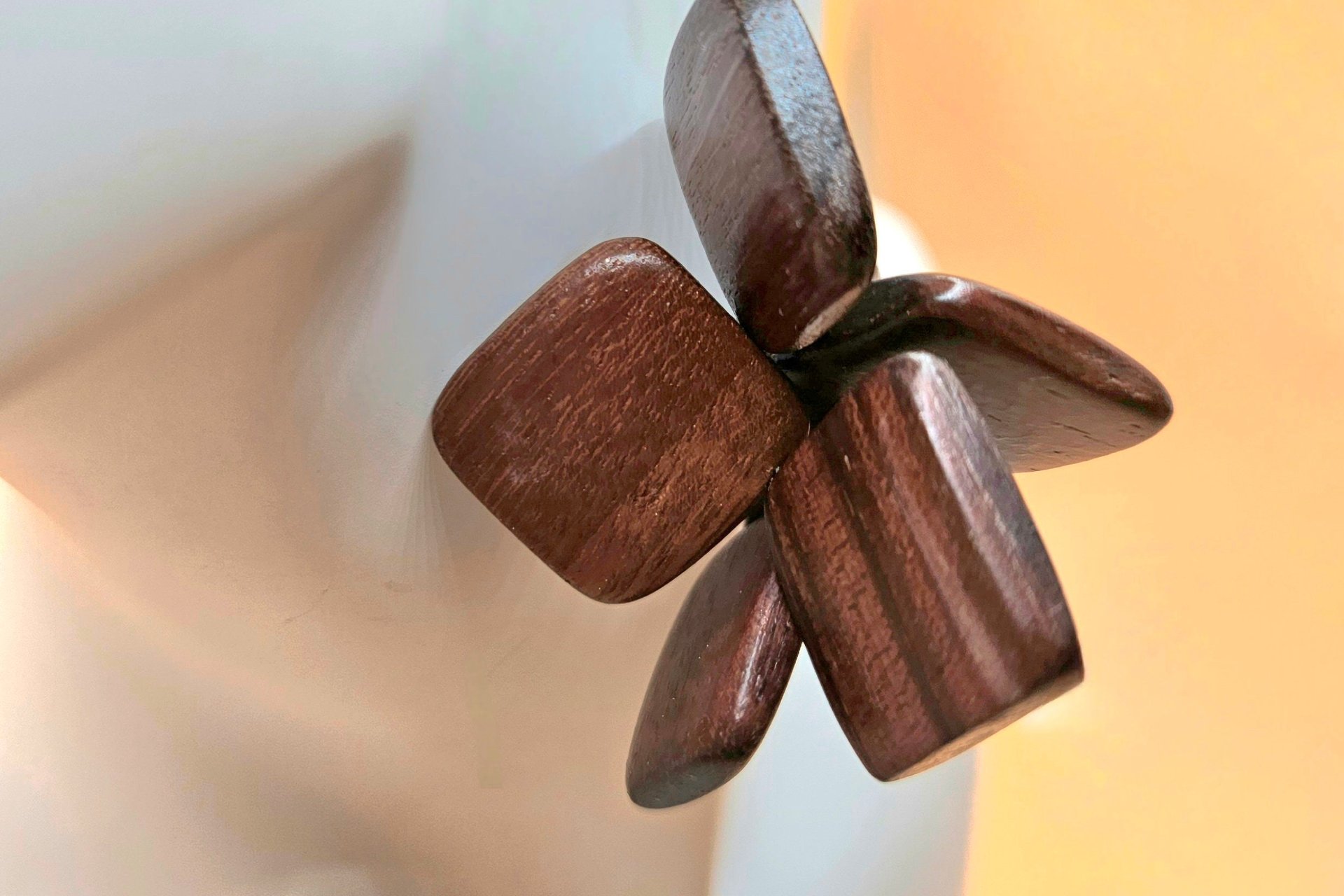 Retro Style Wooden Cluster Dangles