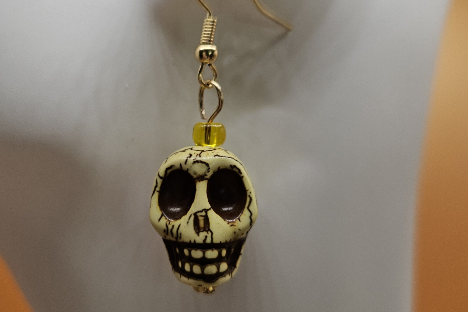 Ghostly Skull Earrings in five colors