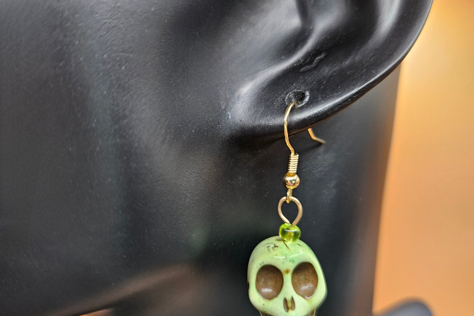 Ghostly Skull Earrings in five colors