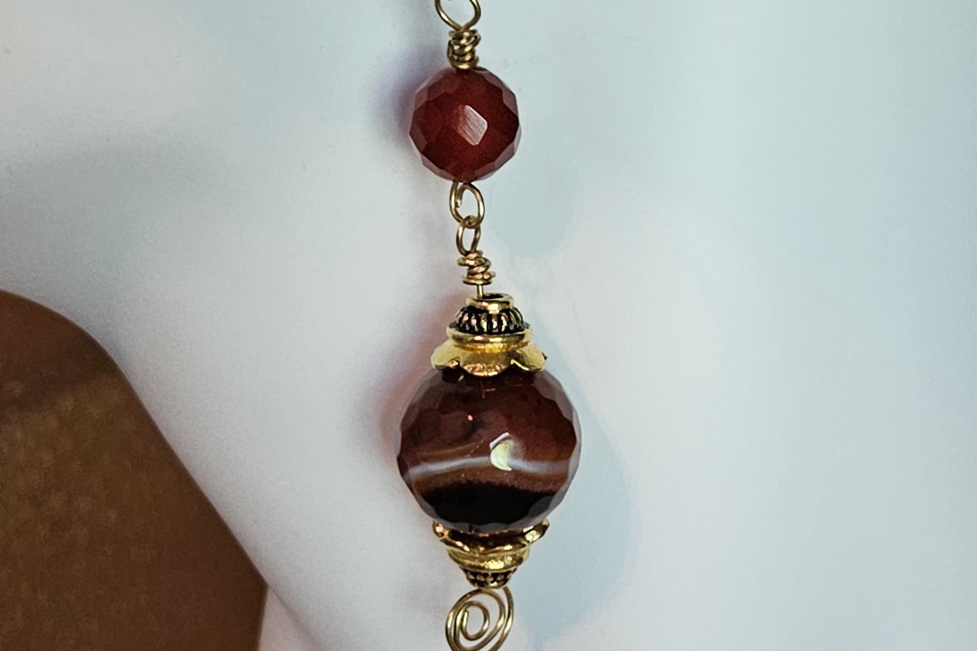 Radiant Horizonal Agate Earrings