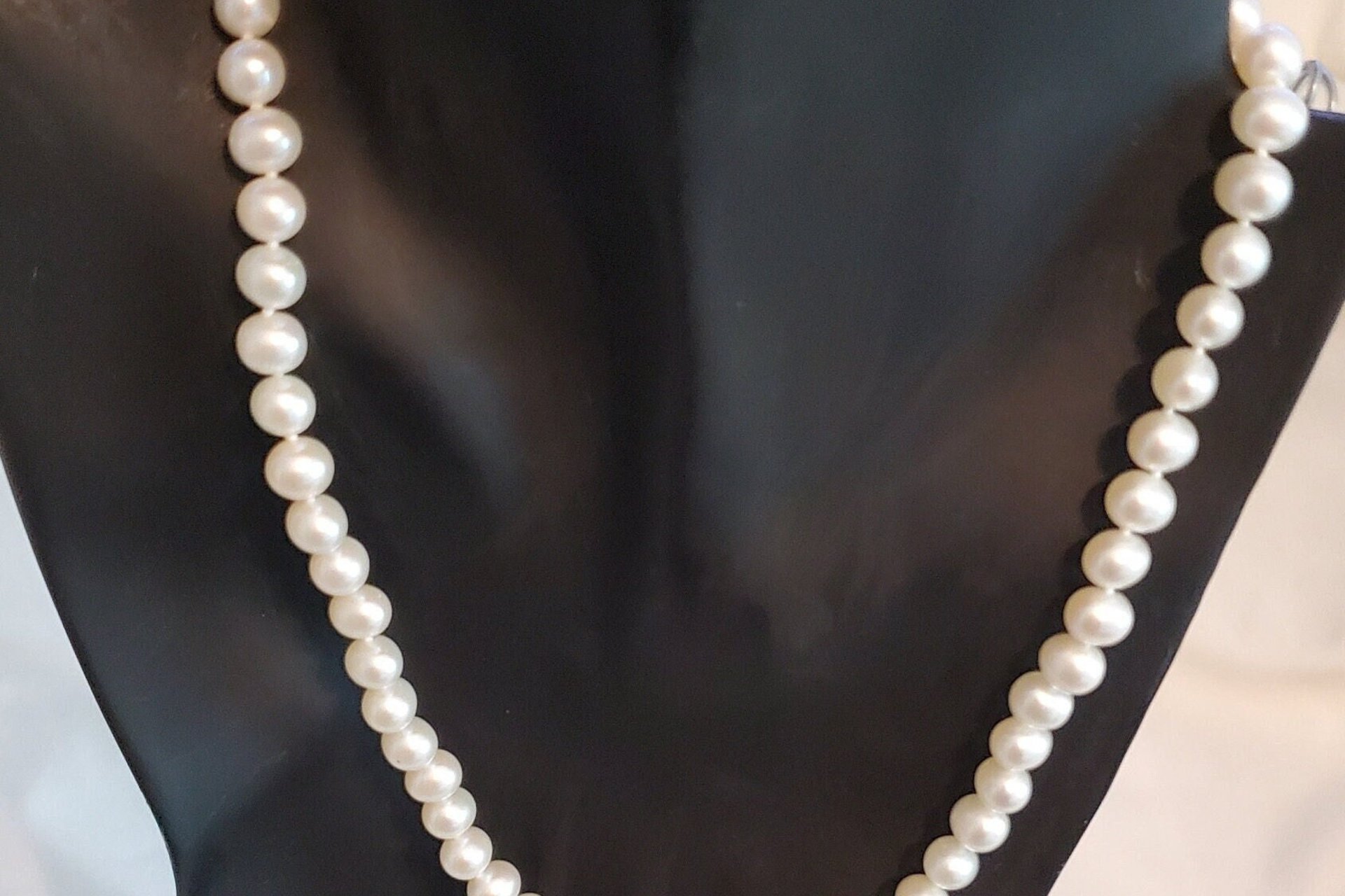 Timeless Elegance White Cultured Freshwater Pearl Necklace